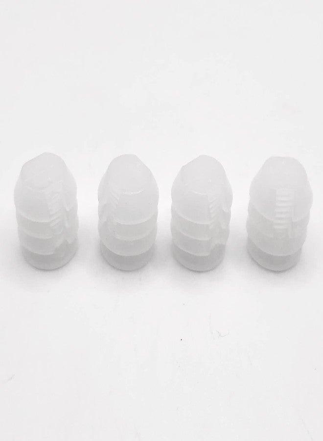 ReplacementScrews براغي بديلة، غلاف بلاستيكي داخلي متوافق مع قطعة ايكيا رقم 102267 (إطارات سرير MALM) (عبوة من 4 قطع) - Image 2